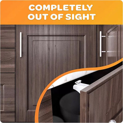 30PCS Magnetic No Drilling Cabinet Drawer Cupboard Baby Kids Safety Locks