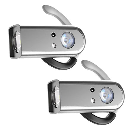 2pcs Headlamp Rechargeable 2025 Ear-Mounted LED Head Torch 250 Lumen Motion Sensor