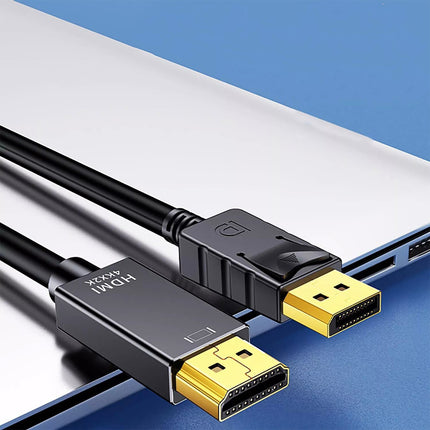 DisplayPort DP to HDMI Cable Male to Male HD 4K 60Hz 1080P Adapter Display Port