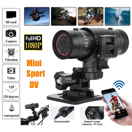 1080P HD Motorcycle WIFI Sports Camera Dashcam Bike Helmet Action DVR Video Cam