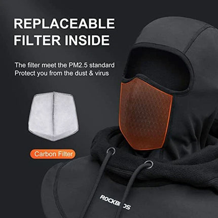 Cycling Full Face Mask Unisex Winter Mask Thermal Fleece Balaclava Ski