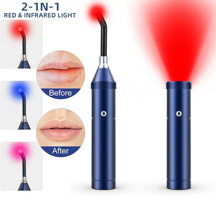 Infrared Red Light Therapy Device Lip Oral Cavity for Pain Relief Mouth Nose Ear