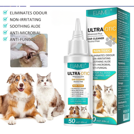 4PCS Cat Dog Ear Drops for Infection Antibiotics Fast Relief from Infections