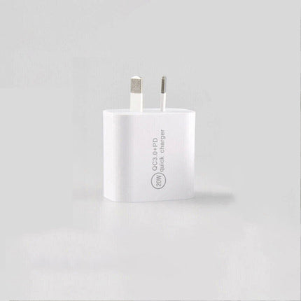 20W PD QC3.0 Fast Charger  Broad Compatibility for USB-C Devices