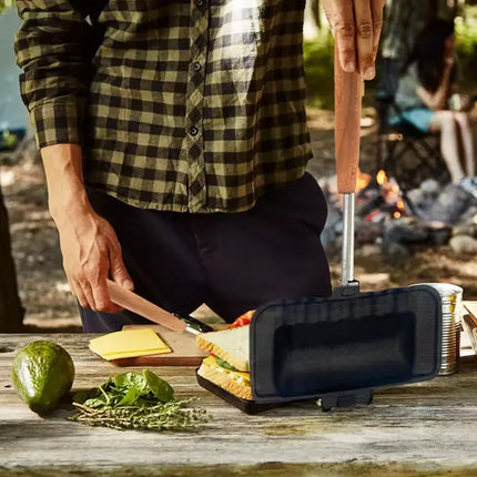 Sandwich Toastie Maker Toaster Machine Breakfast Non-Stick Camping Stove Toaster