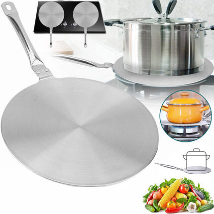 Induction Hob Cooktop Converter Heat Diffuser Disc Adapter Plate Saucepan