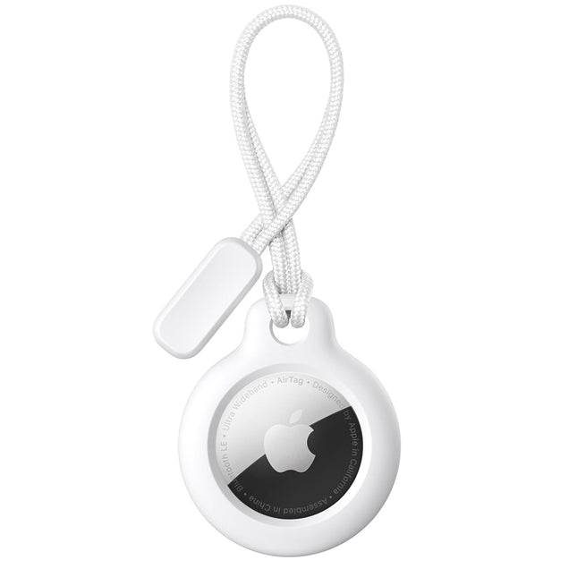 Apple AirTag Lanyard Case Protector Cover White