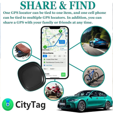 Mini Car Tracker Portable Vehicle Bike Tracking Device Wireless