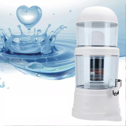 14L Water Purifier Ceramic Water Filter 8 Stages Bench Top Water Filter Carbon