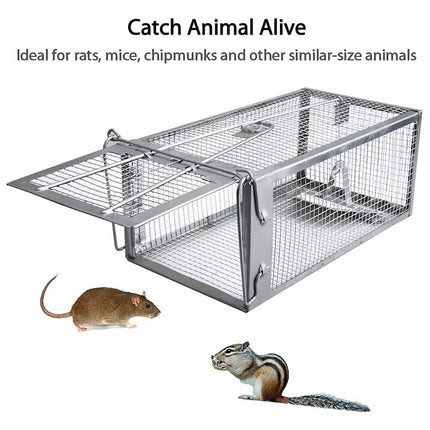 Humane Rat Trap Cage Live Animal Catch Pest Rodent Mice Mouse Bait Control Box