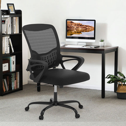 Ergonomic Mesh Office Chair Swivel Height Adjustable Study Home Office Chairs