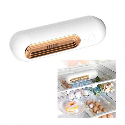 Golden Powerful Refrigerator Fridge Deodorizer Air Purifier UV Ozone Deodorization
