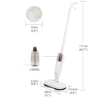 5-In-1 Cordless Electric spin Mop Cleaner Floor Polisher Sweeper Washer Scrubber