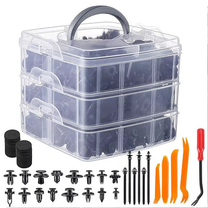 723x Car Trim Body Clips Kit Rivets Retainer Door Panel Bumper Plastic Fastener