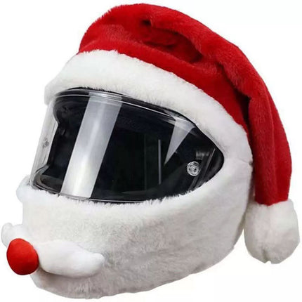 Christmas Helmet Cover Santa Claus hat For Motorcycle Motorbike Helmet Case