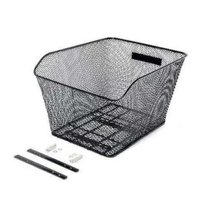 Bike Bicycle Rear Wire Mesh Basket For Hybrid Flat Bar Road MTB