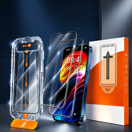 2PCS 9H Tempered Glass Screen Protector For iPhone 18 Pro Max 17 Pro Max HD Clear
