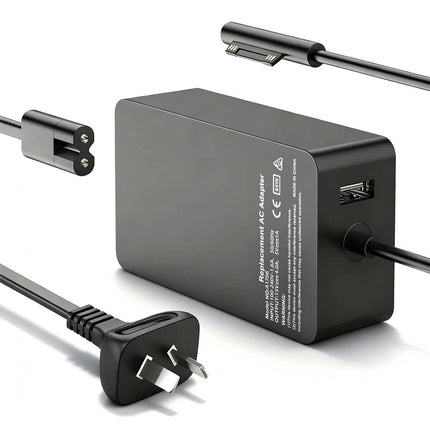 65W Microsoft Surface Charger Pro 11 10 Power Adapter Laptop Go Tablet Cable