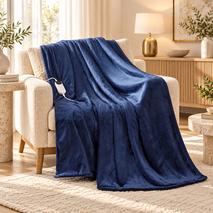Electric Heated Throw Blanket Warm Poncho Wrap Blanket Portable heated Shawl