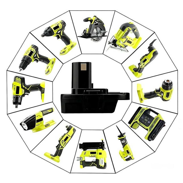 DM18RL Battery Adaptor Convert for Dewalt & Milwaukee To Ryobi 18V Power Tools