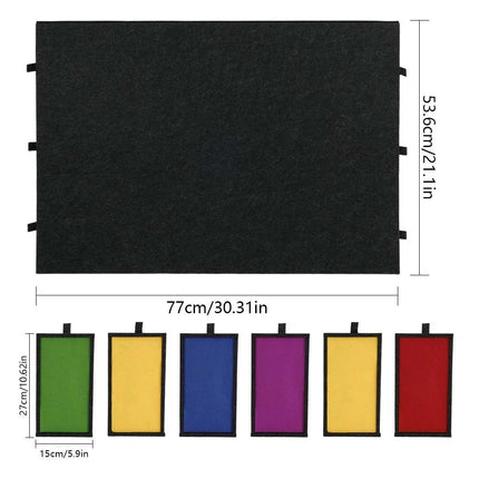 Felt Puzzle Board Felt Jigsaw Puzzle Board Tilting Puzzle Table 1000Pcs Storage