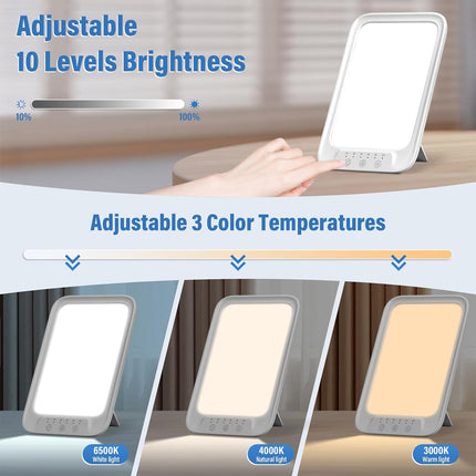 Sad Lamp, 2800-6000K Dimmable Simulated Sunlight Ambient Light
