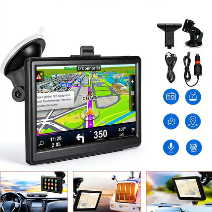 7'' Inch Portable Truck Car  Navigation Lifetime Free AU Map Updates Sat Nav