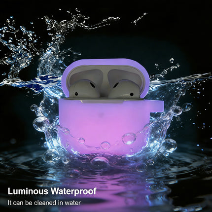 Apple AirPods 3rd generation Case 3rd Gen Luminous Silicone Protective Cover Pink