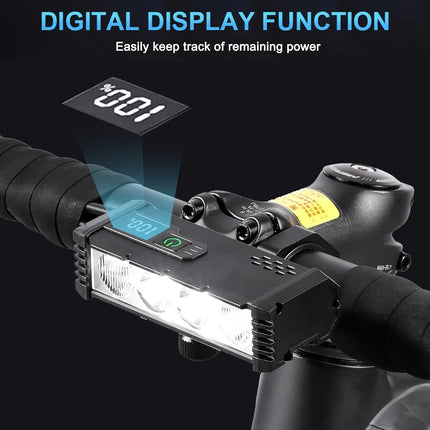 Waterproof Super Bright LED Bike Light USB Rechargeable Bicycle Front Headlight