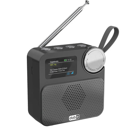 Portable Digital DAB+FM Radio & Bluetooth 5.3 Broadcasting Player Rechargeable