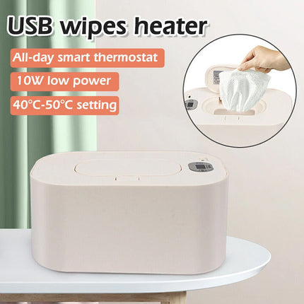 Portable Wet Wipes Temperature Keeping Storage Box Travel Dispenser Holder