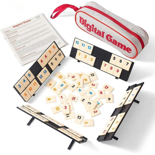 Rummikub Travel Pouch Game Portable Compact Fun for Boys and Girls & Adults 2-4 Players AU