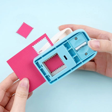 Rectangular Postage Stamp Punch for Paper Crafting Scrapbooking OD