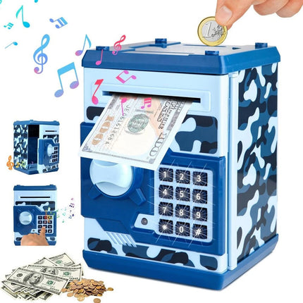 Digital Piggy Bank with Password Lock & Auto Bill Roller ATM Style  Gift HOT