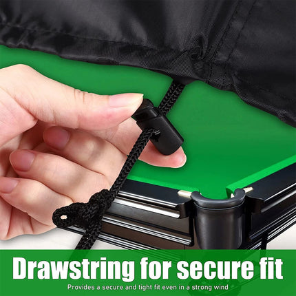Waterproofs Billiard Pool Table Cover Outdoor Dustproof Pool Table Cover 8FT