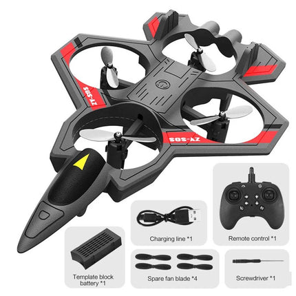 Foam Remote Control Airplane with Light RC Plane 360° Flip Fighter Jet Toy Drone