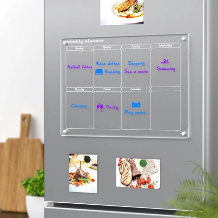 Transparent Memo Board Reusable Writing Note Board Durable