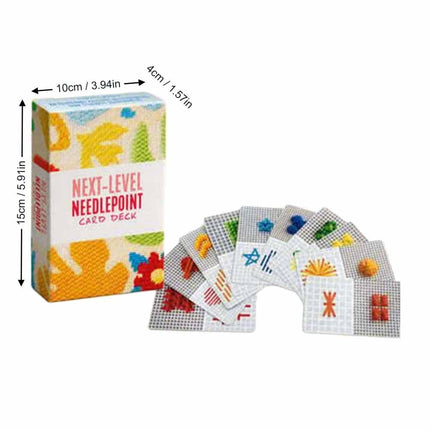 Next-Level Needlepoint Card Deck: 50 Innovative Stitches and Techniques for Tape