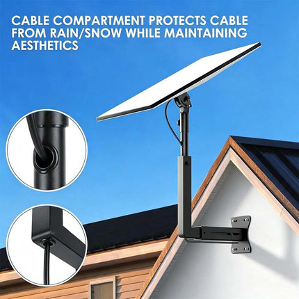 Starlink Wall Mount 360° Swivel 160° Tilt Rustproof For Dish Standard 4 4X Gen 3