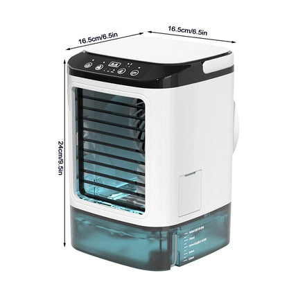 Portable Air Conditioner Personal Space Evaporative Air Cooler  AC Dual Fans
