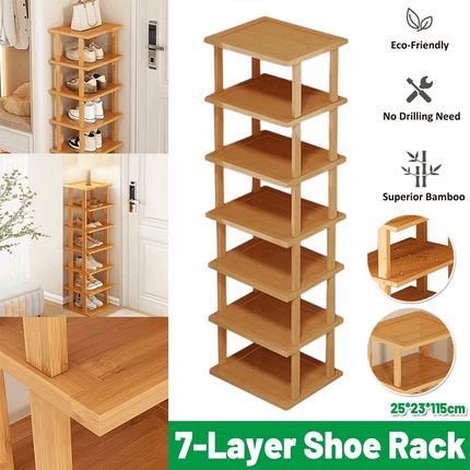 7 Layer Shoe Rack Multi Functional Household Shoe Storage Organizer Stand Unit
