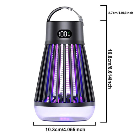 2.0 Electric Mosquito Killer Zapper Lamp Insect Catcher Fly Bug Trap USB  (black)