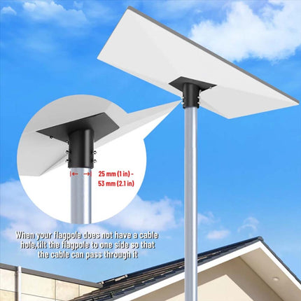 Gen 3 Mount for Starlink Wall/Roof Mounting Kit Standard Dish Pole Adapter Black