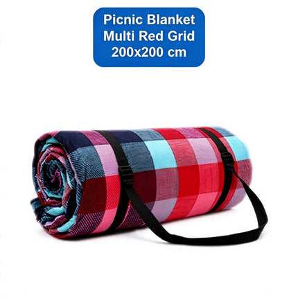 Large Water Resistant Picnic Blanket 200x200cm Foldable Outdoor Camping Beach Mat
