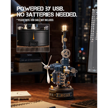 Pulse Beacon Tower Mechanical Puzzle Metal DIY 3D Puzzle Kit Adult Gifts