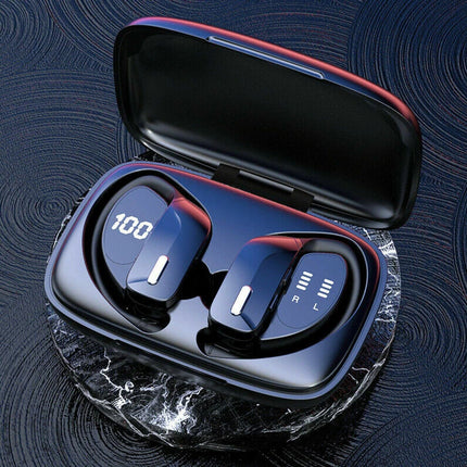Sweatproof Wireless Bluetooth Earphones Headphones Sport Gym Earbuds with Mic