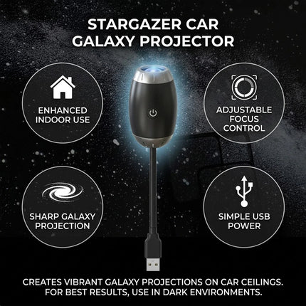 2 in 1 High Resolution Galaxy Projector Night Light Starry Sky Projector Bedroom