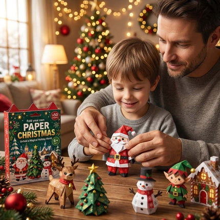 Christmas Paper Craft Kit, DIY Origami Christmas Decorations, Christmas Gifts