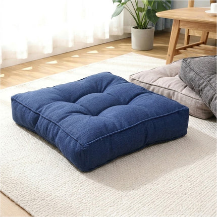 1Pcs Floor Pillow Multipurpose Decorative Thick Large Square Meditation Couch Pillo