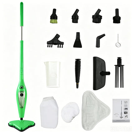 12-in-1 Steam Mop Cleaner  Handheld Floor & Carpet Cleaning Tool